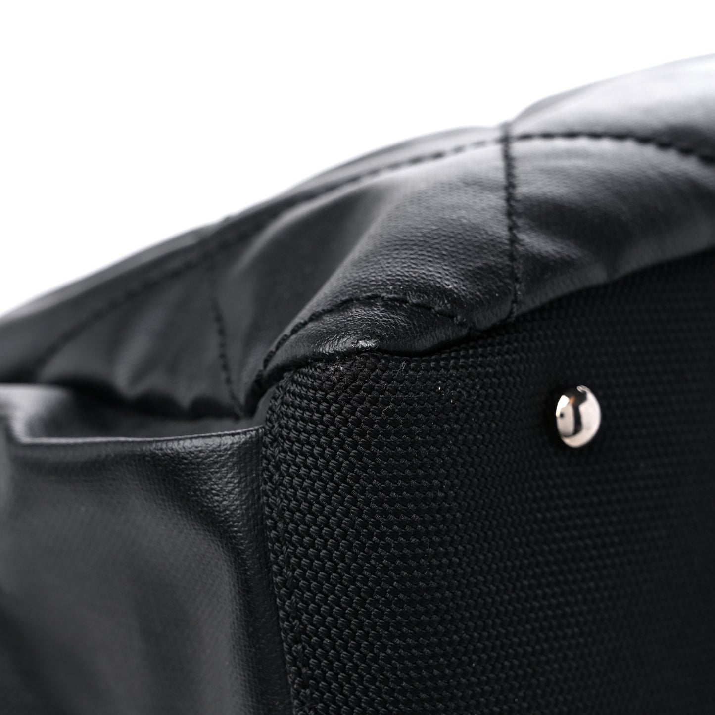 Coated Canvas Paris Biarritz Hobo Black