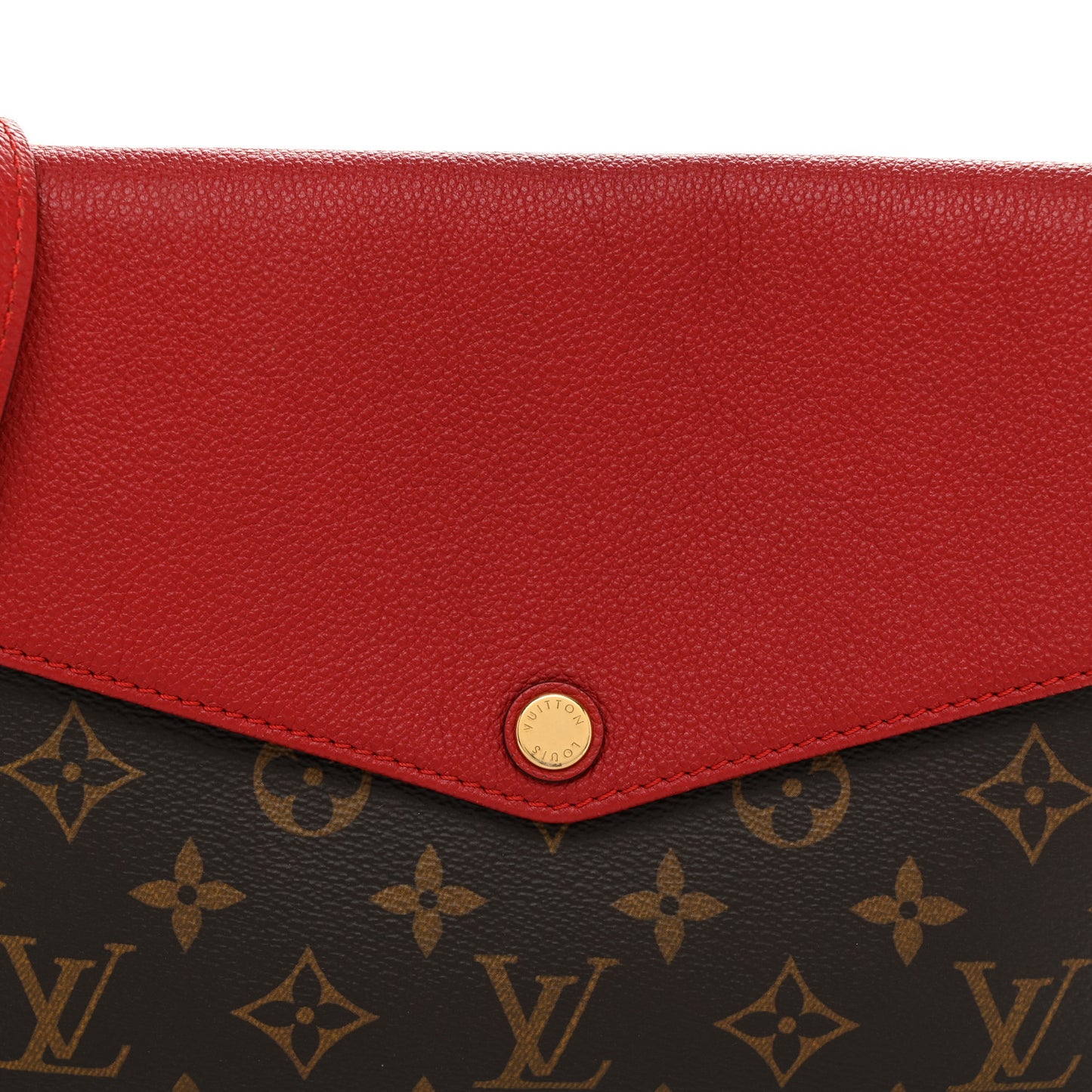 Monogram Twice Pochette Cherry