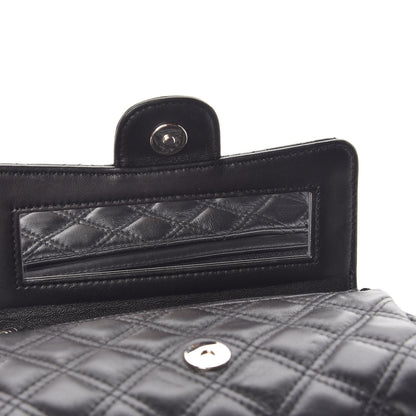 Chanel Lambskin Quilted Flap Cosmetic Case Black 6 of 8