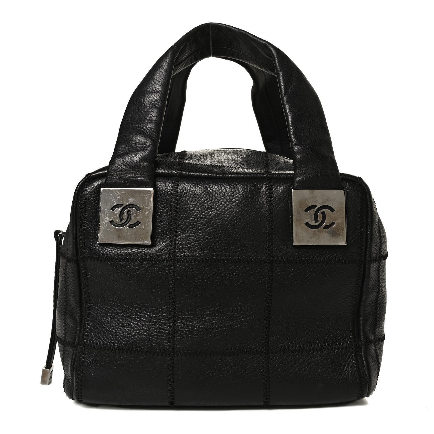 Chanel Caviar Square Stitched Tote Black 1 of 14