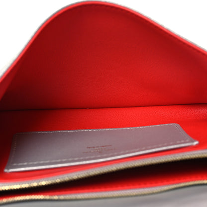 Louis Vuitton Metallic Lambskin Embossed Monogram Pochette Coussin Silver 5 of 11