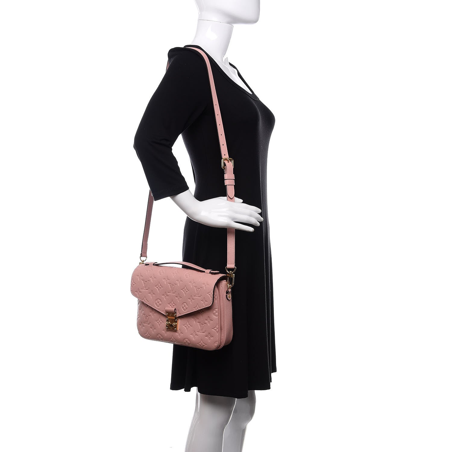 Louis Vuitton Empreinte Pochette Metis Rose Poudre 2 of 11