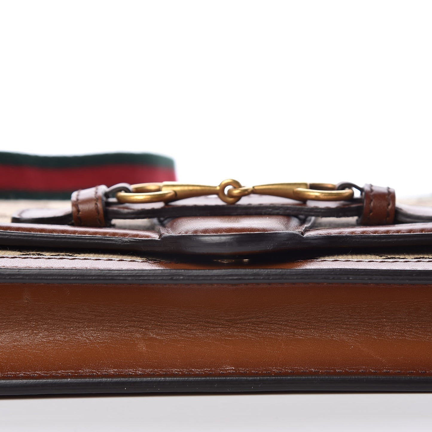 Monogram Lady Web Convertible Wallet Beige Cuir