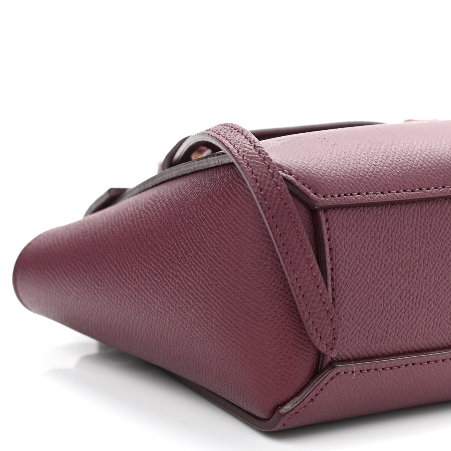Grained Calfskin Pico Belt Bag Acai