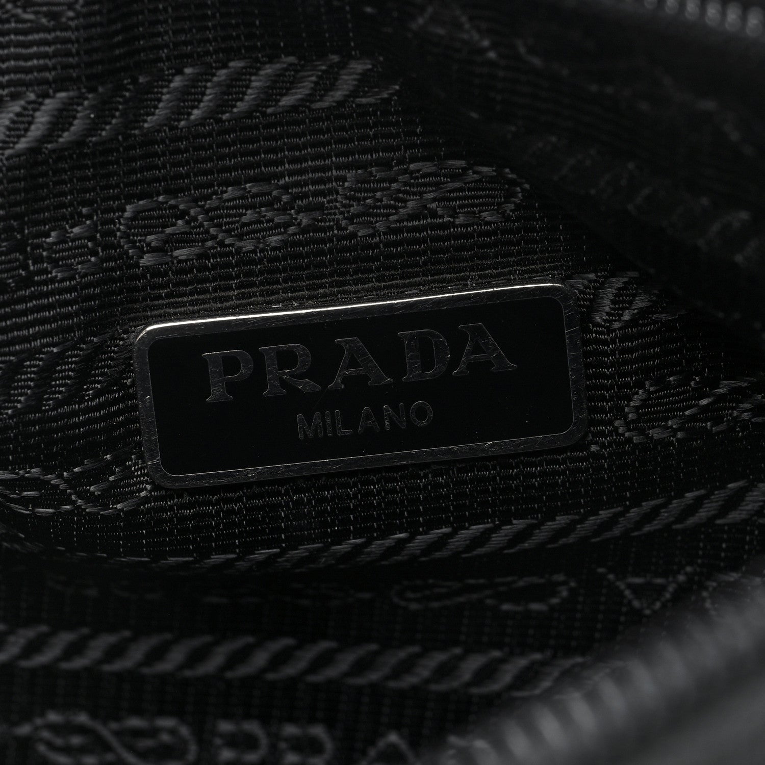 Prada Tessuto Nylon Mini Re-Edition 2000 Bag Black 6 of 9