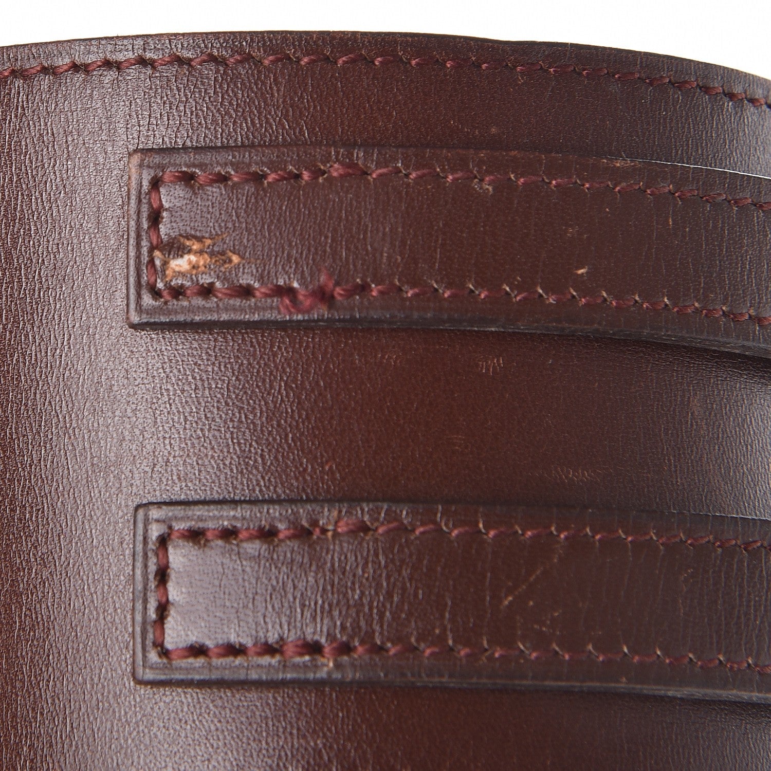 Hermes Box Wide Cuff Rouge H 12 of 12