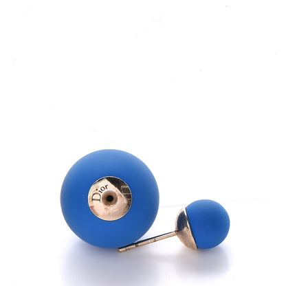 Christian Dior Mise En Dior Tribal Earrings Blue 3 of 4