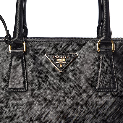Prada Saffiano Large Galleria Double Zip Tote Black 16 of 20