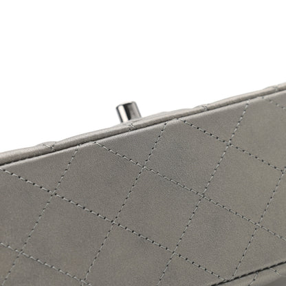 Chanel Metallic Calfskin Quilted Mini Rectangular Flap Ruthenium 11 of 12
