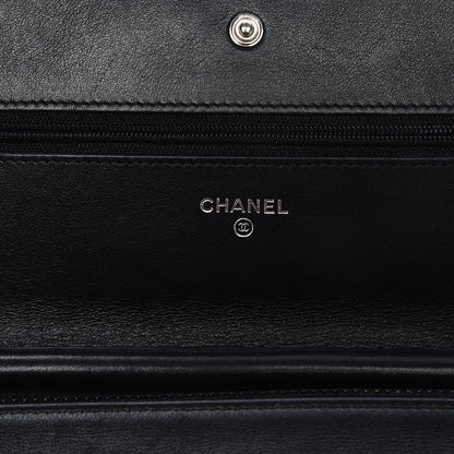 Chanel Caviar Timeless CC Wallet On Chain WOC Black 6 of 11