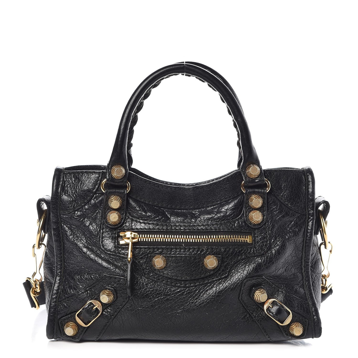 Balenciaga Agneau Giant 12 Gold Hardware Mini City Black 1 of 9