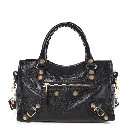 Balenciaga Agneau Giant 12 Gold Hardware Mini City Black 1 of 9