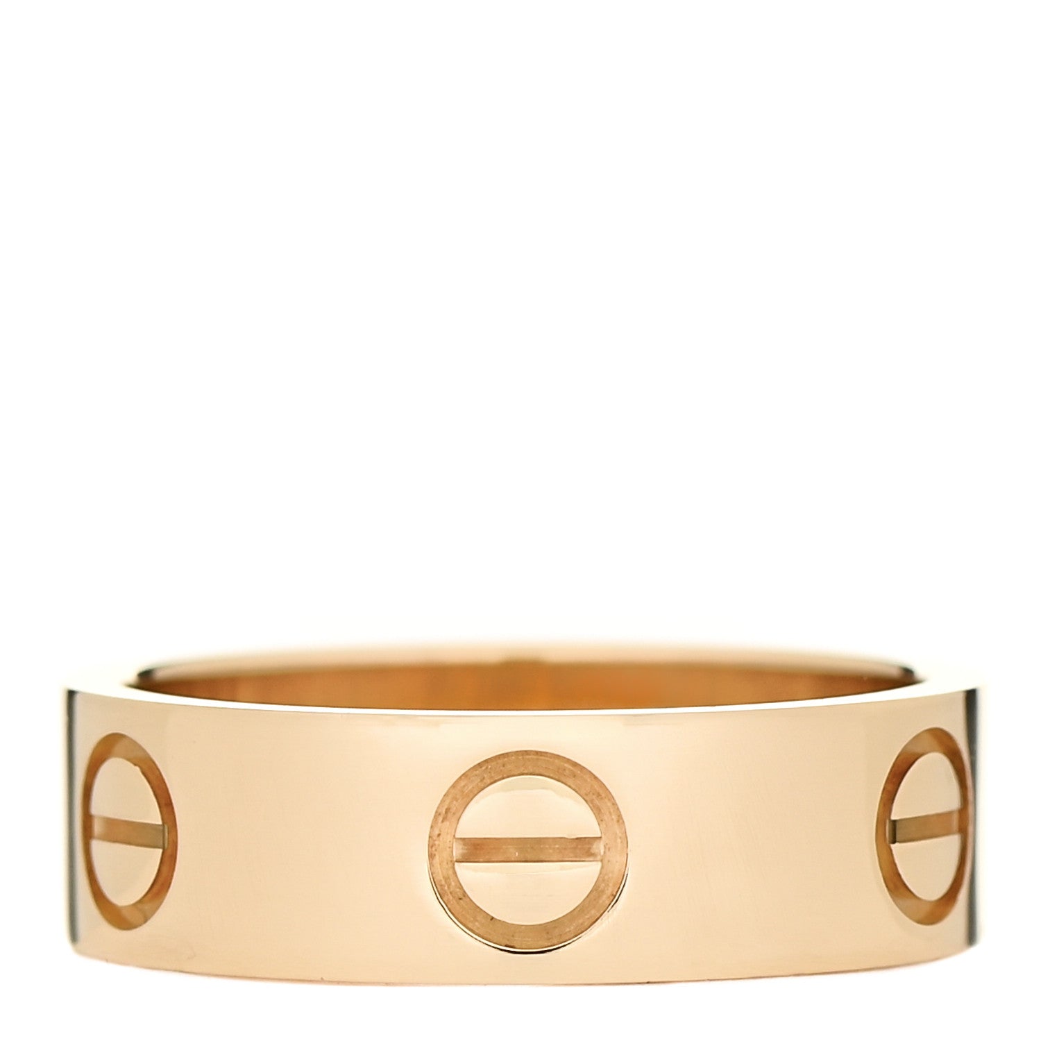 Cartier 18K Yellow Gold 5.5mm LOVE Ring 51 5.75 3 of 4