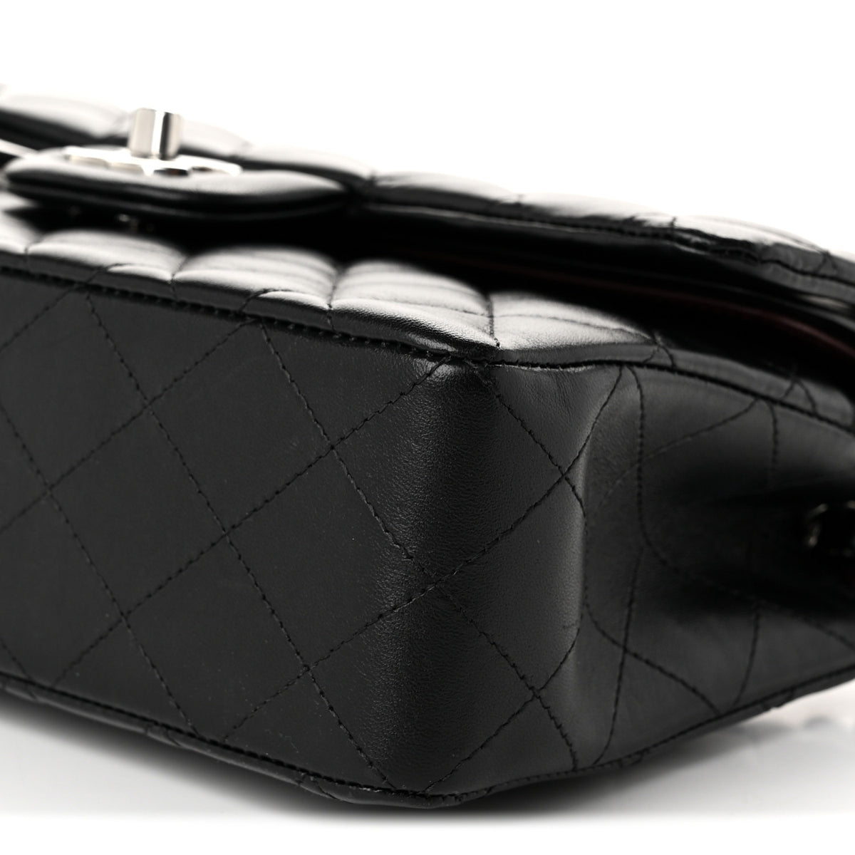 Chanel Lambskin Quilted Small Double Flap Black 10 of 10