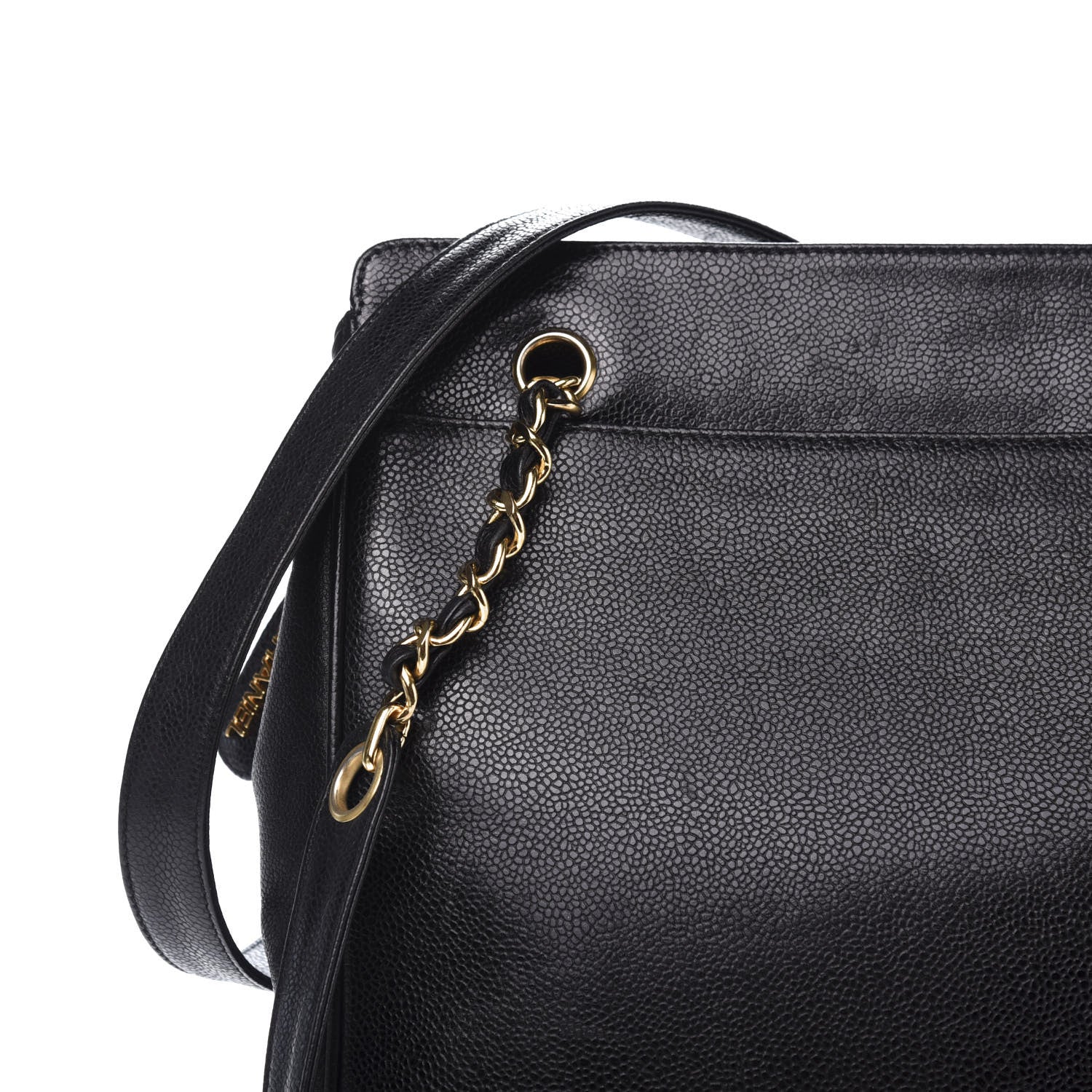 Chanel Caviar CC Shoulder Bag Black 10 of 10