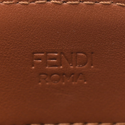 Fendi Denim Vitello Grace FF Mini By The Way Boston Bag  Blue 6 of 13