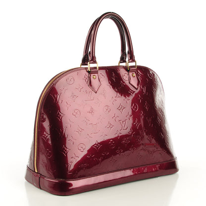 Louis Vuitton Vernis Alma GM Rouge Fauviste 3 of 7