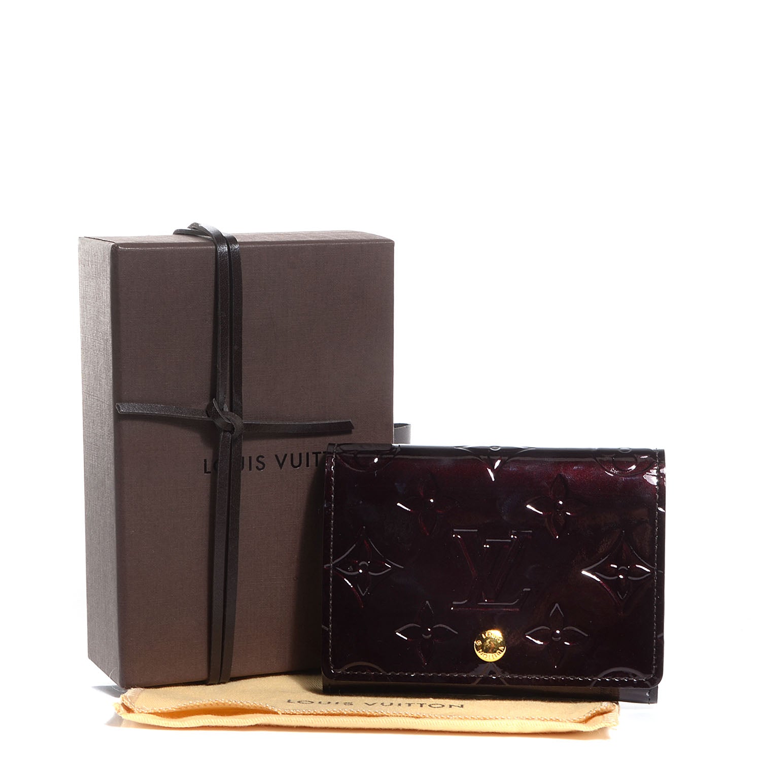 Louis Vuitton Vernis Business Card Holder Amarante 5 of 7