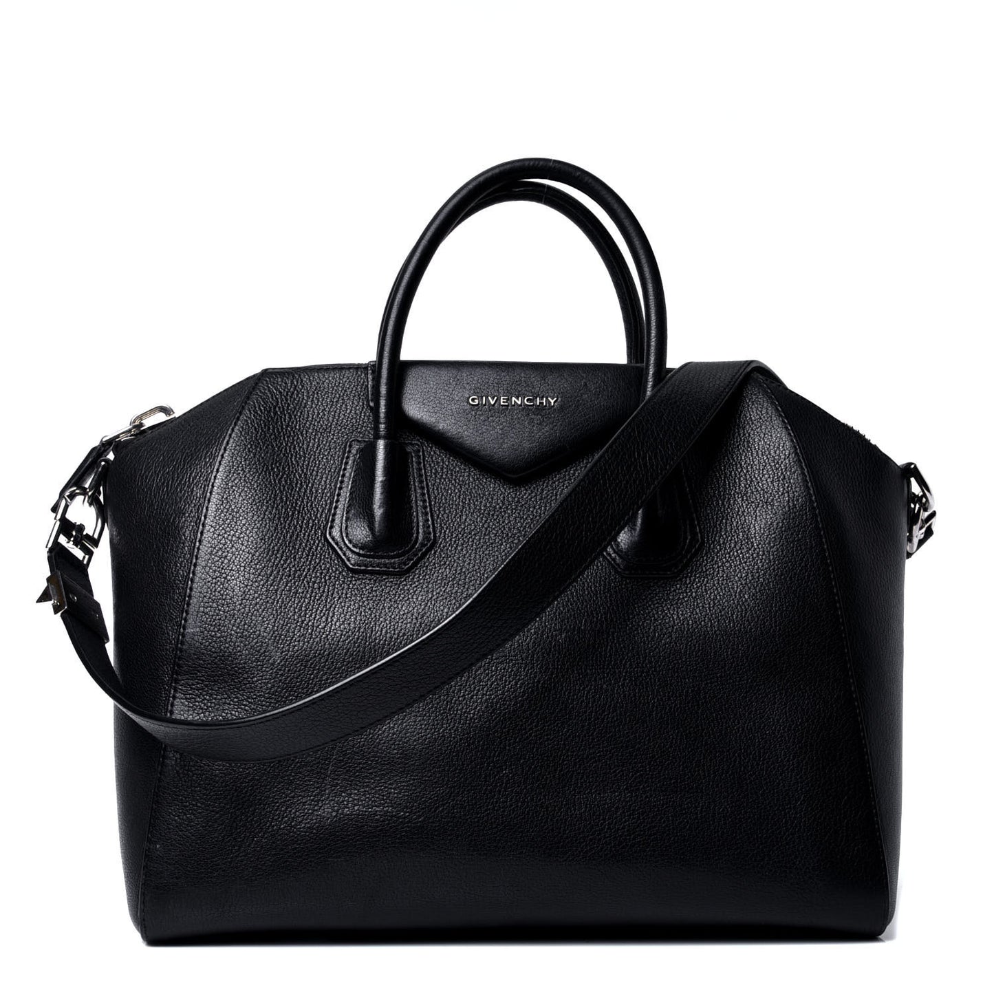 Sugar Goatskin Large Antigona Black