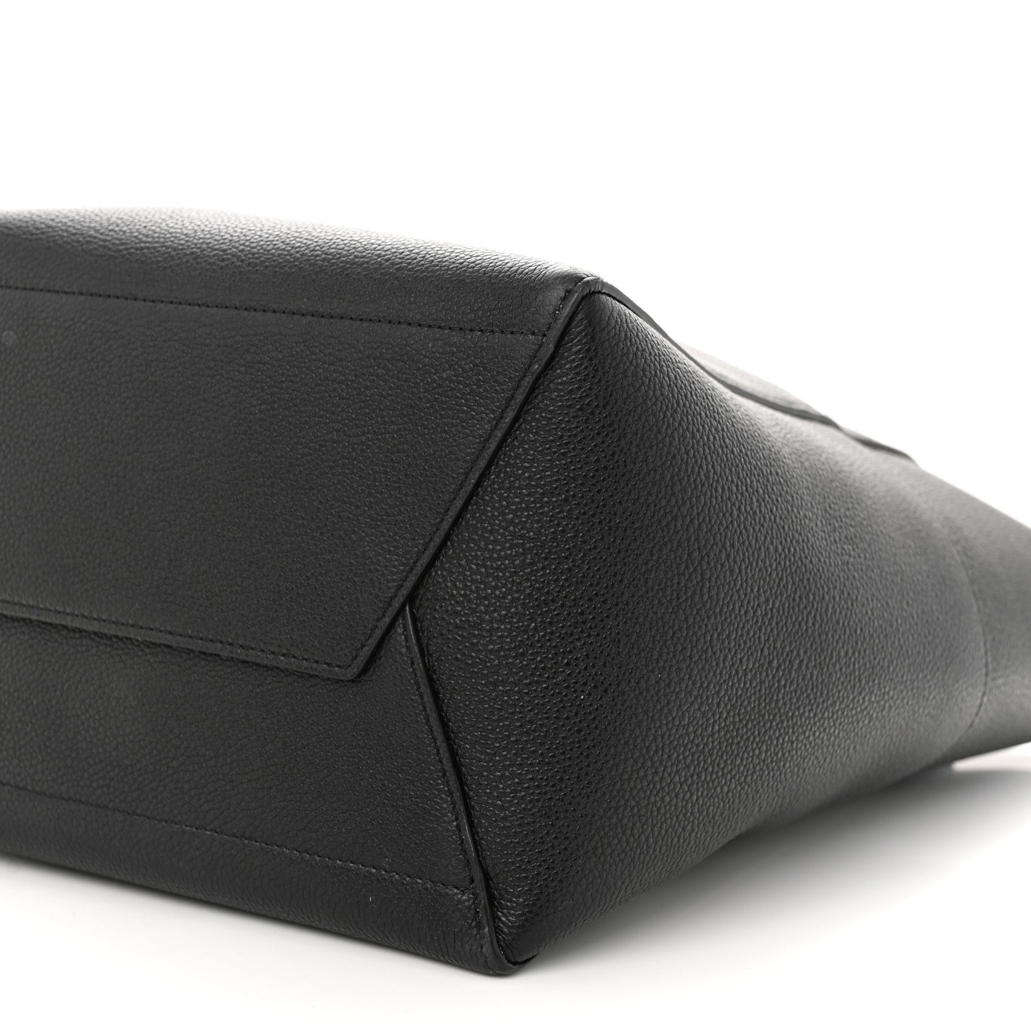 Celine Soft Grained Calfskin Sangle Bucket Bag Black 9 of 9
