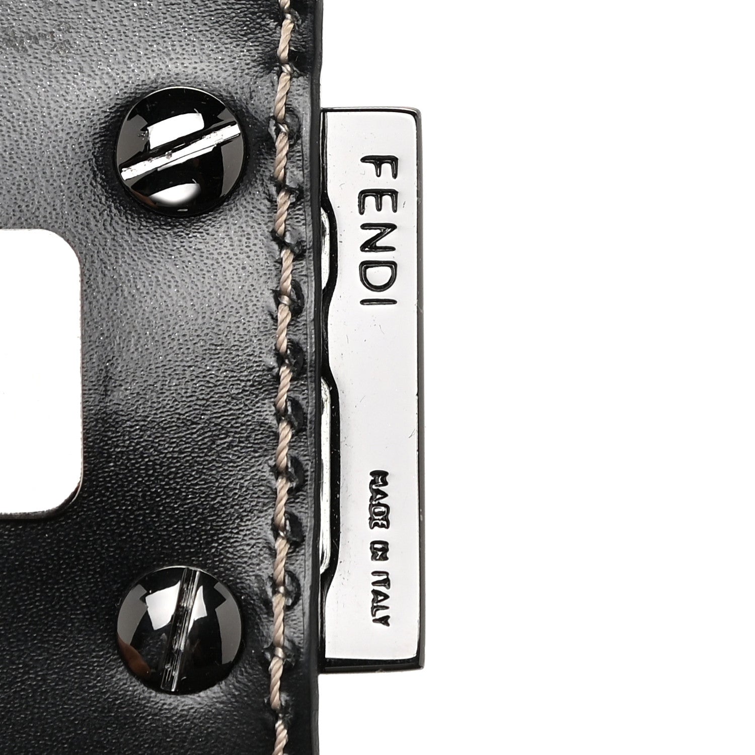 Fendi Zucchino Baguette Black 17 of 22
