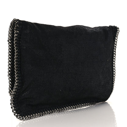 Stella McCartney Shaggy Deer Falabella Fold Over Clutch Black 4 of 8