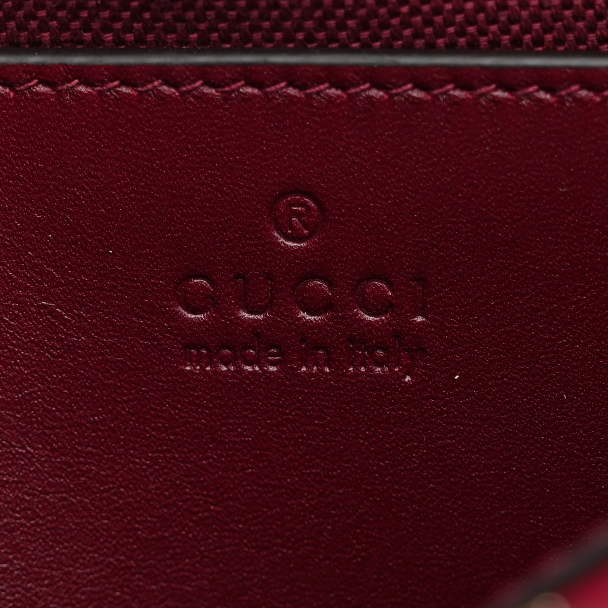 Gucci Crystal Canvas GG Monogram Textured Dollar Calfskin Web Mini Ophidia Top Handle Bowler Bag Rosso Ancora 6 of 11