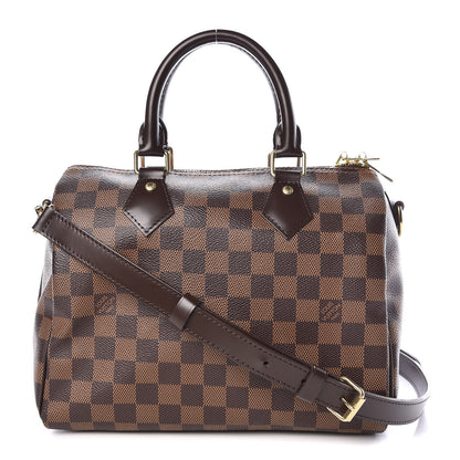 Louis Vuitton Damier Ebene Speedy Bandouliere 25 1 of 10