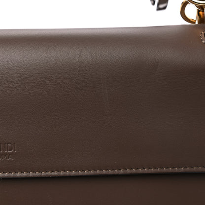 Fendi Vitello Century Opaco F is Fendi Kan I Shoulder Bag Tortora 12 of 12