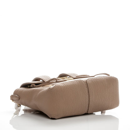 3.1 Phillip Lim 3.1 Textured Calfskin Mini Pashli Satchel Cashew 4 of 6