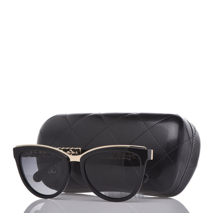 Chanel Lambskin Chain Polarized Sunglasses 5361-Q Black 7 of 7