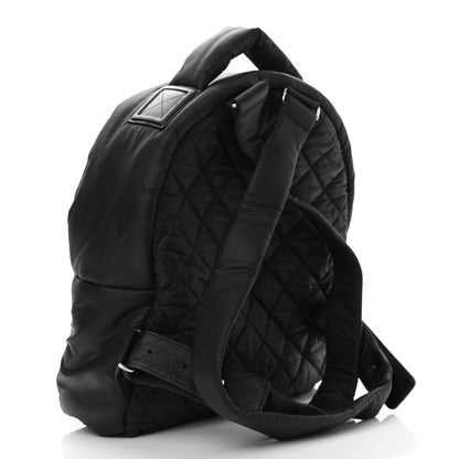 Chanel Nylon Quilted Coco Cocoon Backpack Black 3 of 10