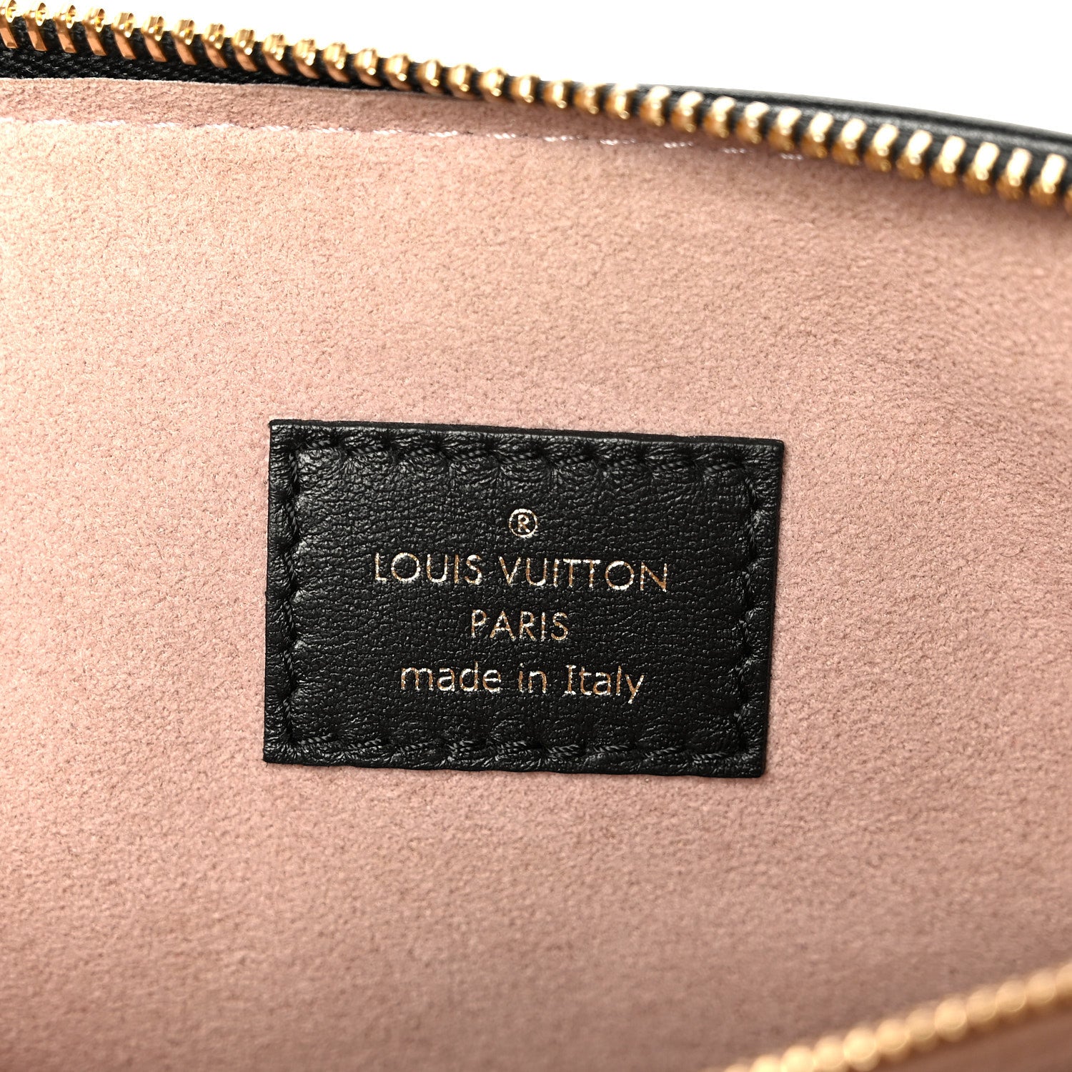 Louis Vuitton Lambskin Embossed Monogram Coussin PM Black 8 of 12