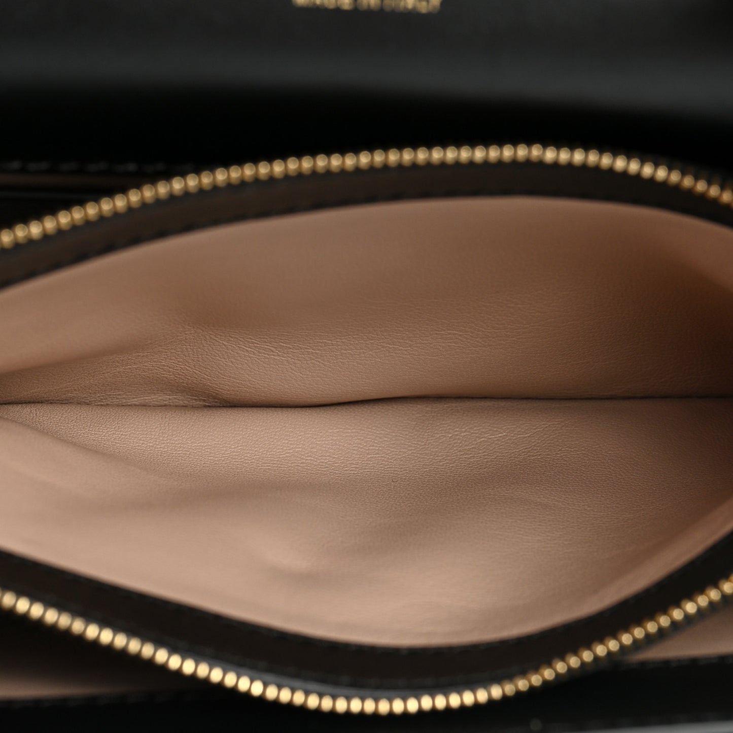 Shiny Goatskin Calfskin Aby Chain Shoulder Bag Black