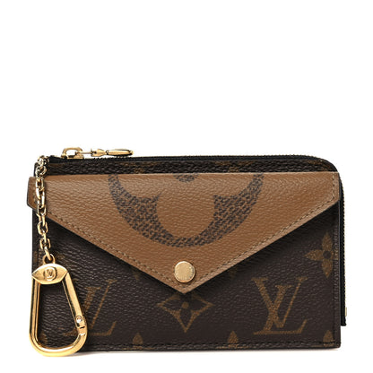Louis Vuitton Reverse Monogram Recto Verso Card Holder Brown 1 of 9