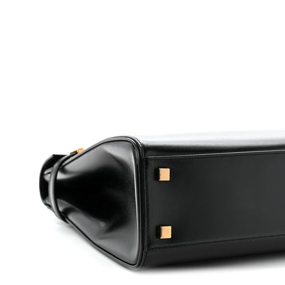 Saint Laurent Smooth Calfskin Manhattan Top Handle Black 9 of 10