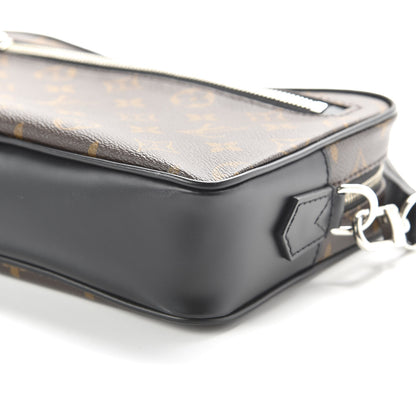 Louis Vuitton Monogram Macassar Kasai Clutch Black 7 of 9