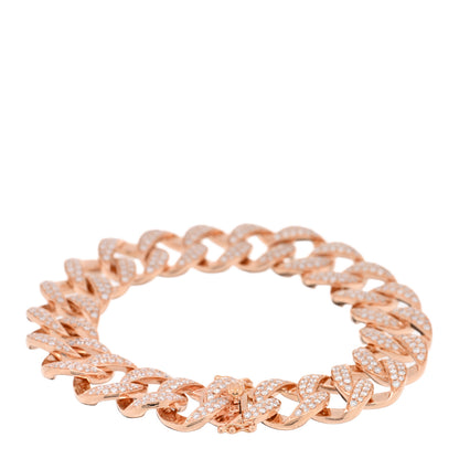 Anita Ko 18K Rose Gold Diamond Hemingway Chain Link Bracelet 2 of 4