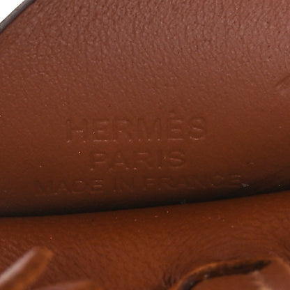Hermes Milo Lambskin Grigri Rodeo Pegase Horse Bag Charm PM Gold 3 of 5