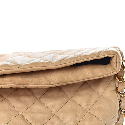 Chanel Calfskin Quilted Large Chain Me Hobo Beige 16 of 22