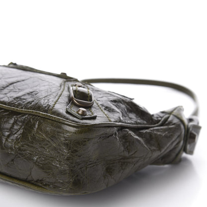 Balenciaga Chevre Classic Hardware Shoulder Bag Olive 8 of 10