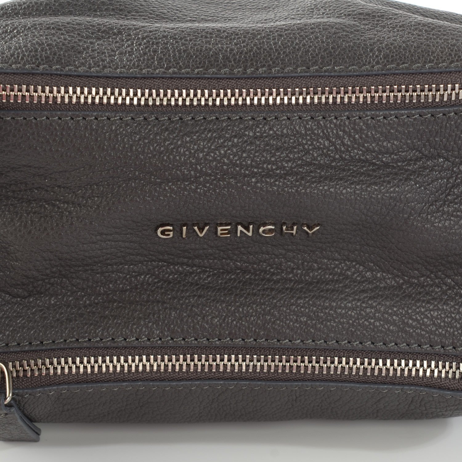 Givenchy Sugar Goatskin Pandora Wristlet Elephant Grey 6 of 8