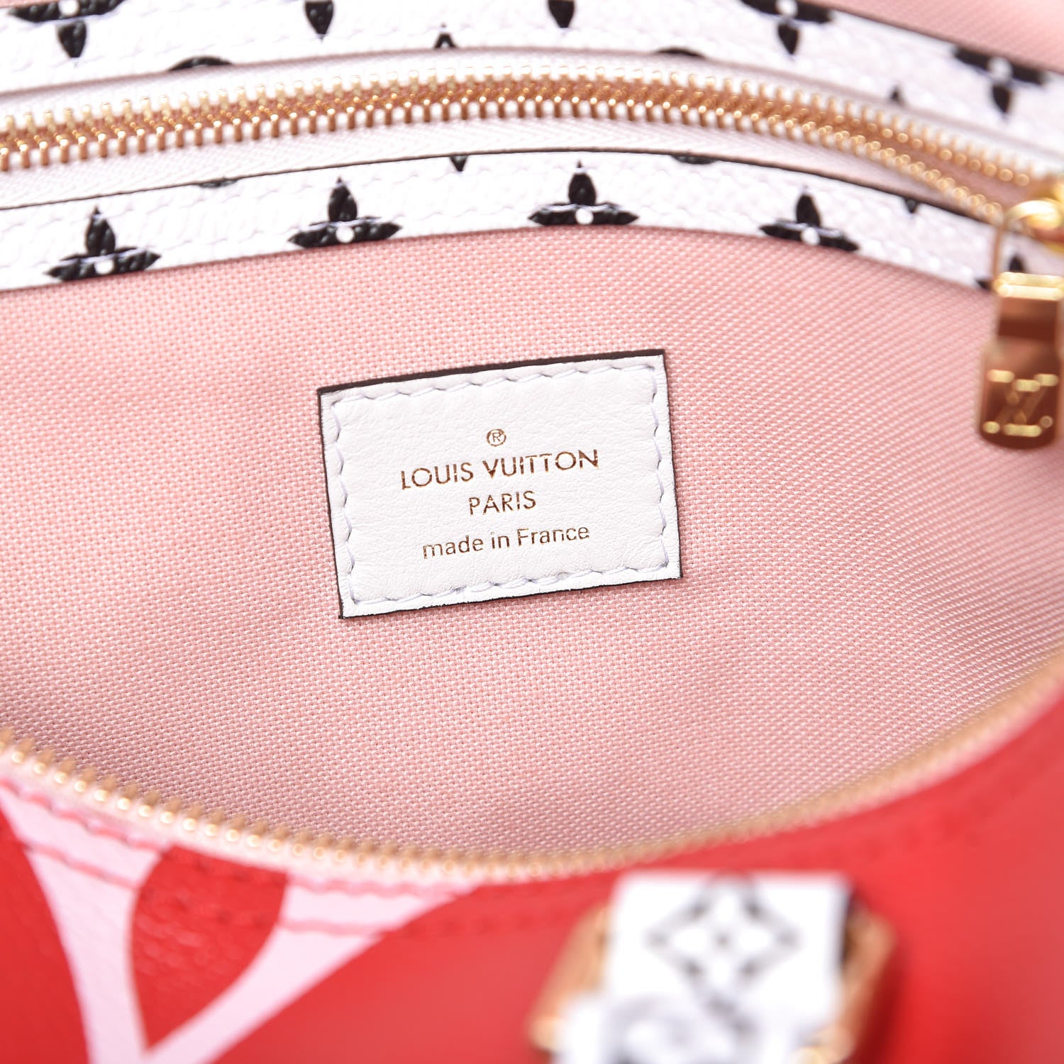 Louis Vuitton Monogram Giant Speedy Bandouliere 30 Rouge 7 of 10