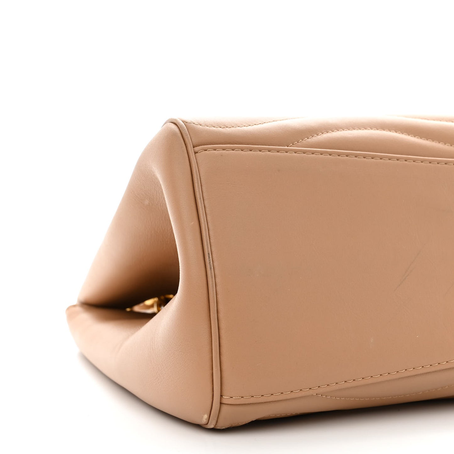 Calfskin New Wave Chain Tote Noisette