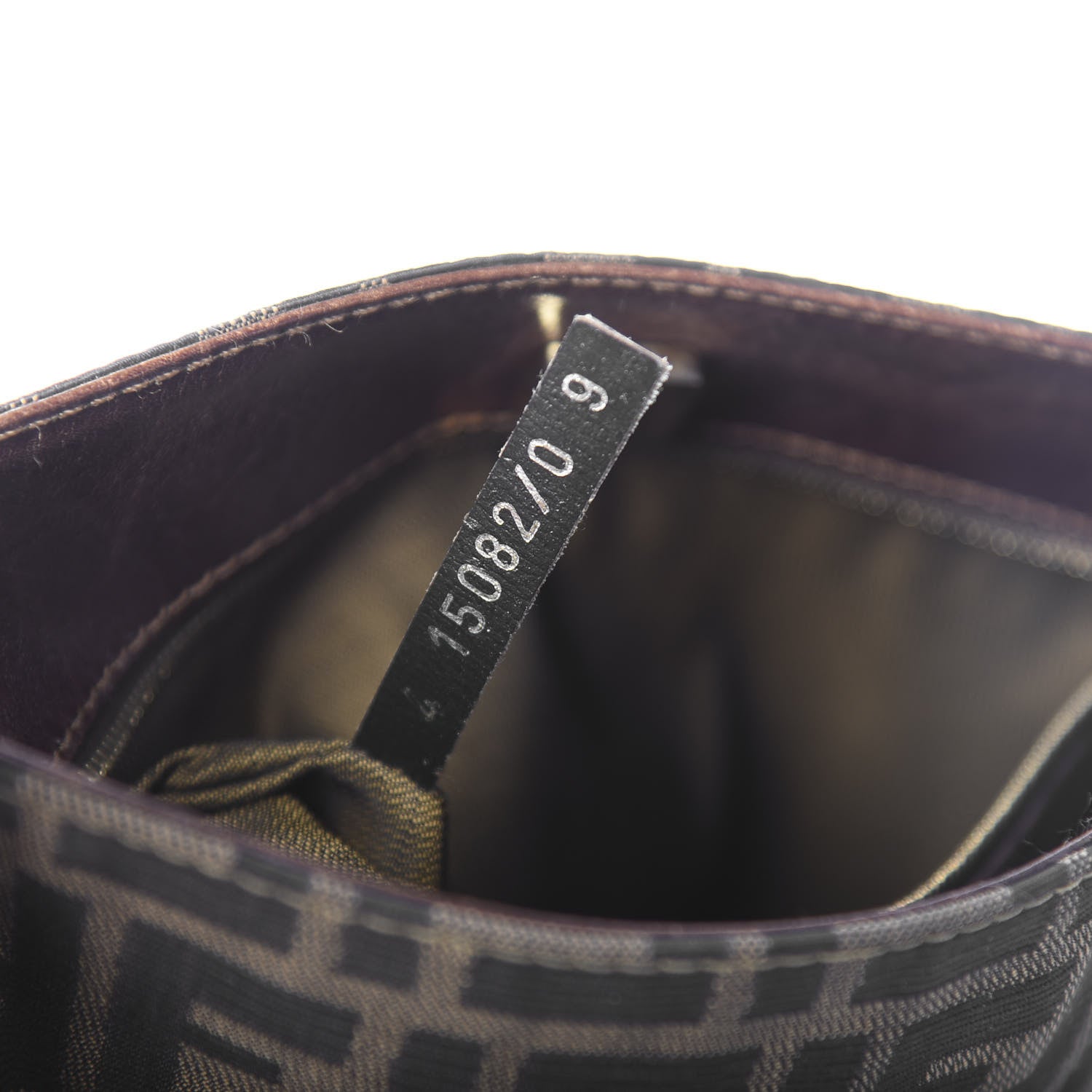 Fendi Zucca Shoulder Bag Tobacco 9 of 13