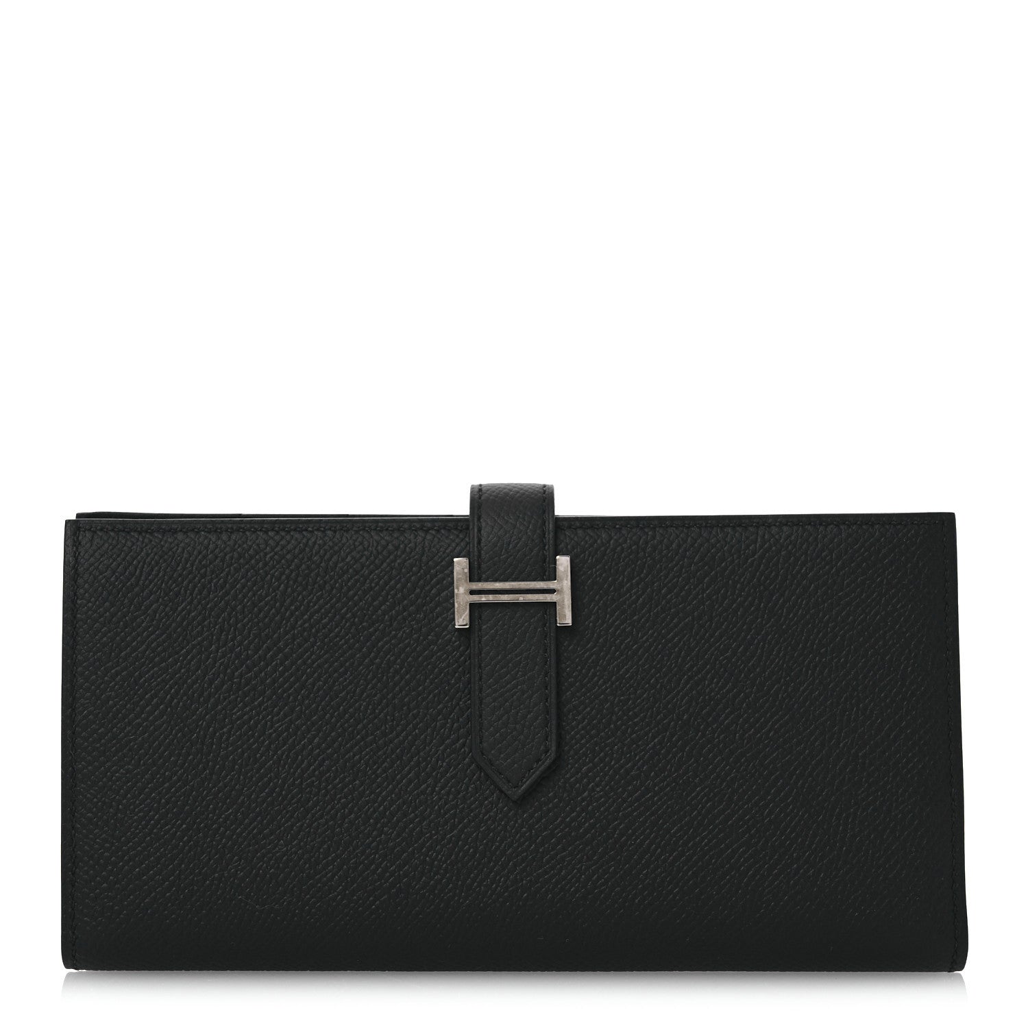 Hermes Epsom Bearn Gusset Wallet Black 1 of 13