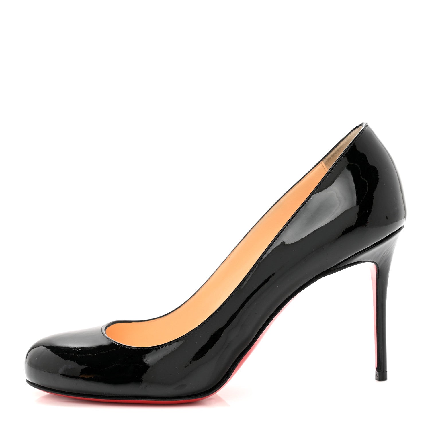 Christian Louboutin Patent Fifi 85 Pumps 38 Black 1 of 12