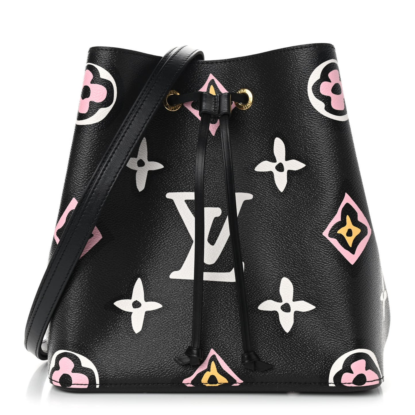 Monogram Giant Wild At Heart Neonoe MM Black