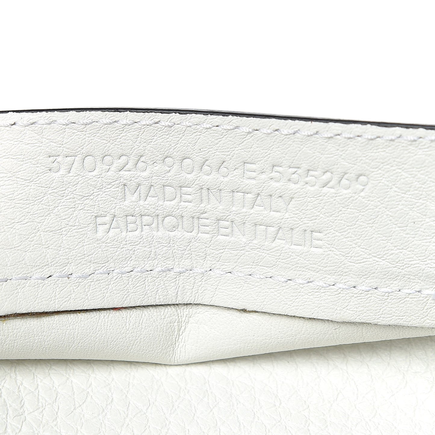 Veau Papier A6 Zip Around Tote White Black
