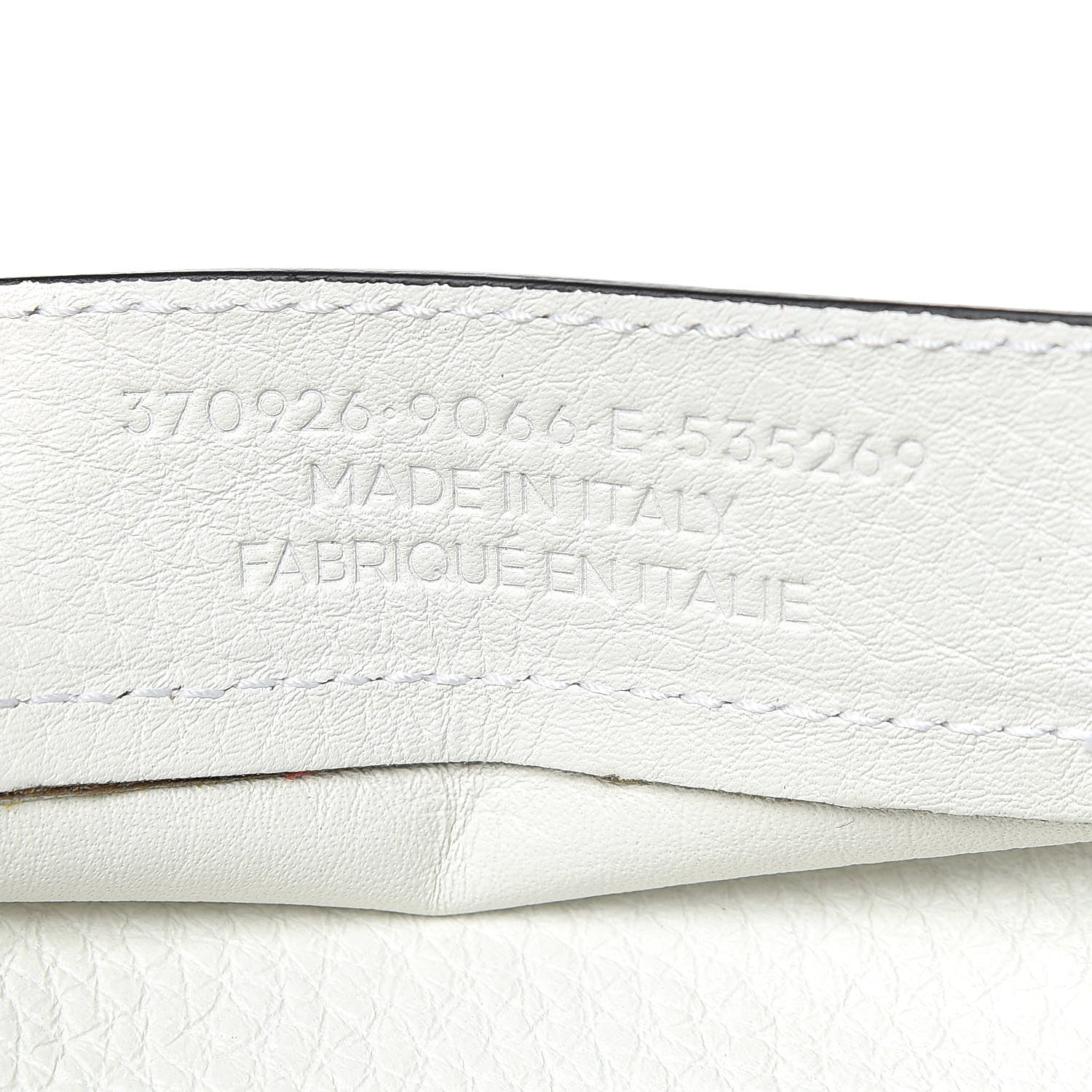 Balenciaga Veau Papier A6 Zip Around Tote White Black 7 of 18